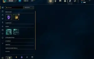 Unranked com 41 Champs e 8 Skins + 2 Fragmentos