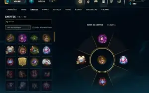 Unranked com 41 Champs e 8 Skins + 2 Fragmentos