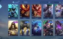 Conta ML com 316 skins e todos os heróis desbloqueados