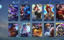 Conta ML com 316 skins e todos os heróis desbloqueados