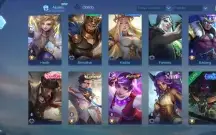 Conta ML com 316 skins e todos os heróis desbloqueados