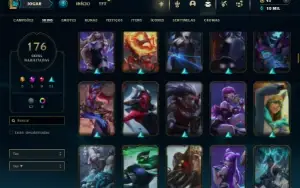 Prata 3 com 150 Champs e 176 Skins ( Mais de 100 Jogos )