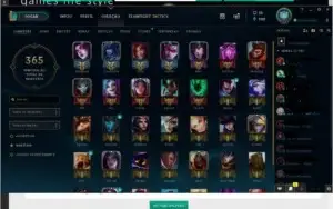 Conta LoL league of legends 117 champions e 118 skins