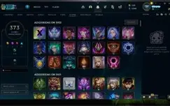 Conta LoL Lv 218 Ex Diamante 400 Skins - 3000 Gastos -
