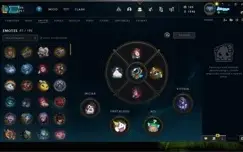 Conta LoL Lv 218 Ex Diamante 400 Skins - 3000 Gastos -