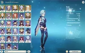AR52 7x5* Personagens com constelação + Armas 5*