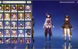 AR 55 - Xiao +Hutao + Homa + Zhongli + Raiden + Jean