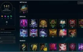 Conta League of Legends Gold (97 Skins;112 Ícones;12 Wards)