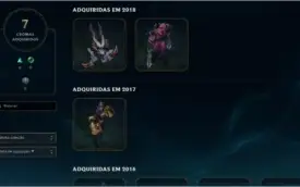 Conta League of Legends Gold (97 Skins;112 Ícones;12 Wards)