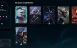 Conta League of Legends - MMR platina/diamante iv - 1210 RP