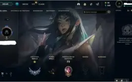 Conta de lol com varias skins e bom mmr prata