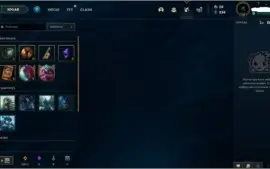 Conta de lol com varias skins e bom mmr prata