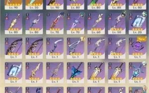[AR 55] [NA]⭐6 Personagens 5*⭐ + Amos' Bow e Skyward Blade⭐