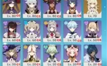 [AR 55] [NA]⭐6 Personagens 5*⭐ + Amos' Bow e Skyward Blade⭐