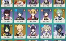 Conta Genshin 15 5*Estrelas Ar 56