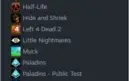 CONTA STEAM 14 JOGOS + QUASE 2 ANOS DE SERVIÇO