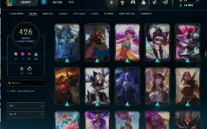 Conta Rara, Todos Os Campeoes, 427 Skins