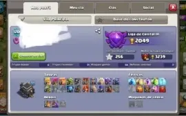 CONTA CLASH OF CLANS CV9 FULL