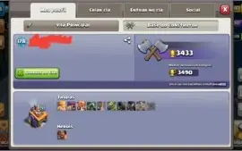Conta clash of clans CV12 recente