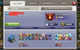 Conta clash of clans CV12 recente