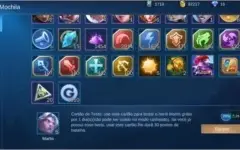 Mobile Legends - Ex Grande Mestre - 15 Heróis - 8 Skins