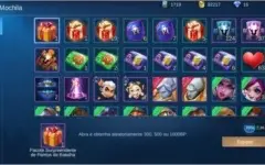 Mobile Legends - Ex Grande Mestre - 15 Heróis - 8 Skins