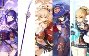 Raiden + Engulfing + Yoimya+ Mona+ Jean