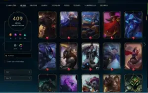 Conta League of legends 409 skins, Todos os Campeões!!
