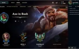 Conta LoL - Platina