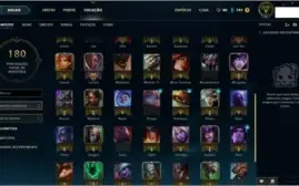 Conta league of legends Borda Ouro Honra 5 Level 41 63 champ