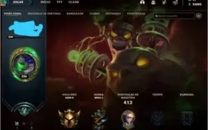 CONTA COM 682 SKINS LOL
