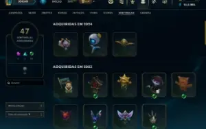 Conta Lol Nível 669 Todos Os Campeões, 509 Skins, 322 Ícones