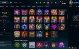 Conta do lol - Lvl 331 - 317 skins - 12 míticas 4 ultimates
