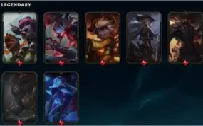 CONTA DE 2012 MMR DE MESTRE 116 SKINS MÍSTICA E LENDÁRIAS 11