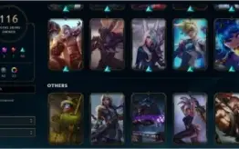 CONTA DE 2012 MMR DE MESTRE 116 SKINS MÍSTICA E LENDÁRIAS 11