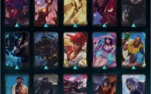 CONTA DE 2012 MMR DE MESTRE 116 SKINS MÍSTICA E LENDÁRIAS 11