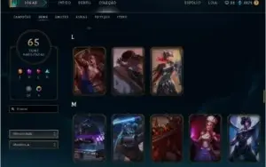 vendo conta de lol ouro 2