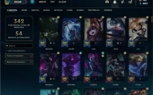 Conta Diamante 4 com 140 Champs e 133 Skins + 2 Prestigios