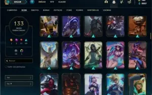 Conta Diamante 4 com 140 Champs e 133 Skins + 2 Prestigios