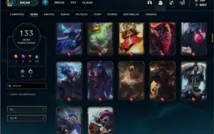 Conta Diamante 4 com 140 Champs e 133 Skins + 2 Prestigios