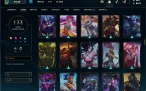 Conta Diamante 4 com 140 Champs e 133 Skins + 2 Prestigios