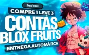 Blox Fruits > 🍀Conta Aleatória + Brindes💚