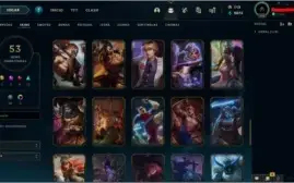 CONTA LOL 50+ SKINS PLATINA 1