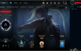 CONTA LOL 50+ SKINS PLATINA 1