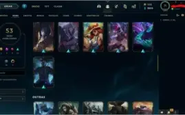 CONTA LOL 50+ SKINS PLATINA 1