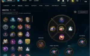 Conta League of Legends GOLD 125 skins + 2K de RP
