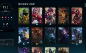 Conta esmeralda 2 mmr mestre full champ 130 skins 55k EA 