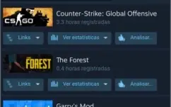 Conta Steam Com CSGo Ark the forest skyrim e muito mais !!
