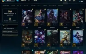 Conta league of legends - Platina 2 - lvl 41