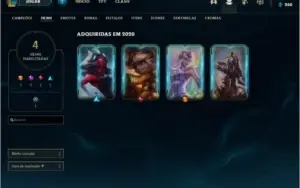 Conta league of legends - Platina 2 - lvl 41
